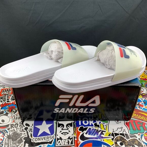 Fila Drifter Lux Clear Slides Size 10 Women's - Picture 2 of 11